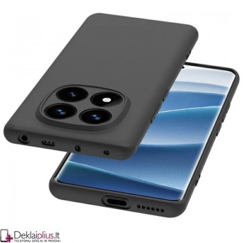 Silikoninis ploniausias dėklas su kameros apsauga - juodas (Xiaomi Redmi Note 14 Pro 4G) Silikoninis ploniausias dėklas su kameros apsauga - juodas (Xiaomi Redmi Note 14 Pro 4G)